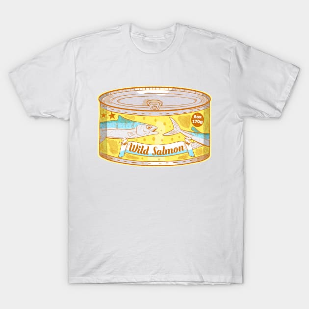 Can of wild salmon T-Shirt by mailboxdisco